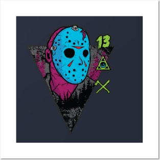 The Original Zombie - Jason (Retro Purple Version) Posters and Art